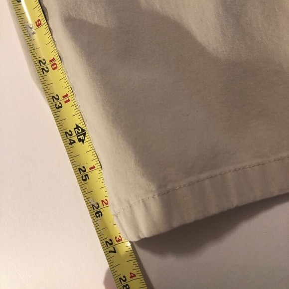 Maine New England Womens Cropped Pants Beige Stretch Pockets Button 20R - Picture 7 of 7